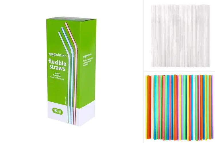 Detailed view of 10 Best 100-Count Straws for Colorful, Strong Sipping