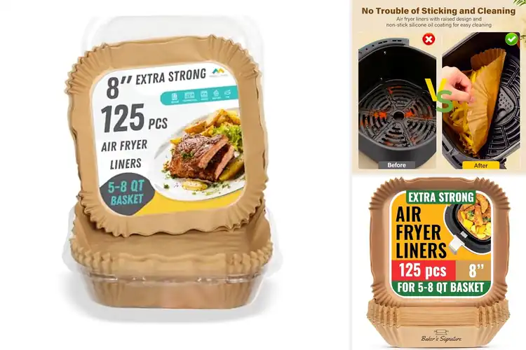 Detailed view of 10 Best 125-Pack Air Fryer Liners
