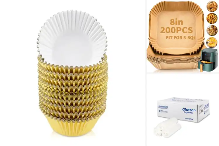 Detailed view of Best 200 Piece Liners Pack : Effortless Cleanup & Storage