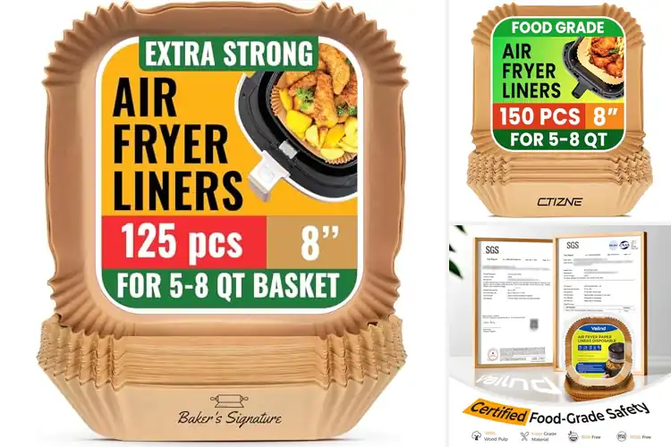 Detailed view of 10 Best 5-8 Quart Air Fryer Liners for Easy, Healthy Cleanup