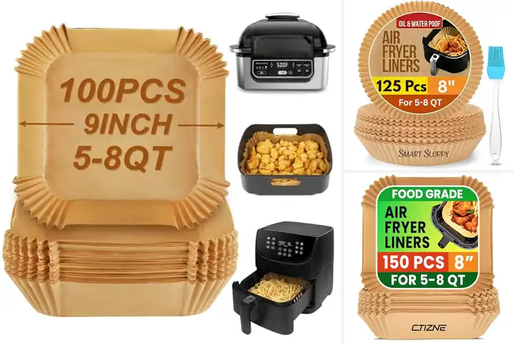 Detailed view of Best 5 To 8 Qt Liner Sheets for Easy, Mess-Free Air Frying