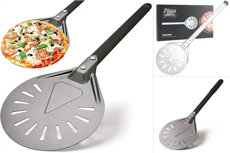 Detailed view of 10 Best 8-Inch Aluminum Pizza Peels for Perfect Pies