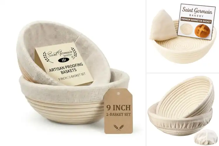 Detailed view of Best 9 Inch Banneton Baskets