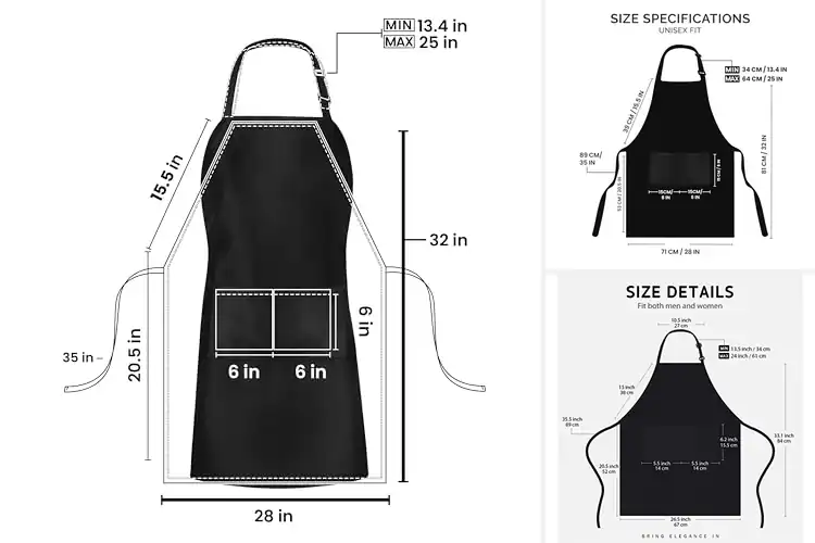 Detailed view of Best Adjustable Aprons: Top 10 Picks for Comfort & Style