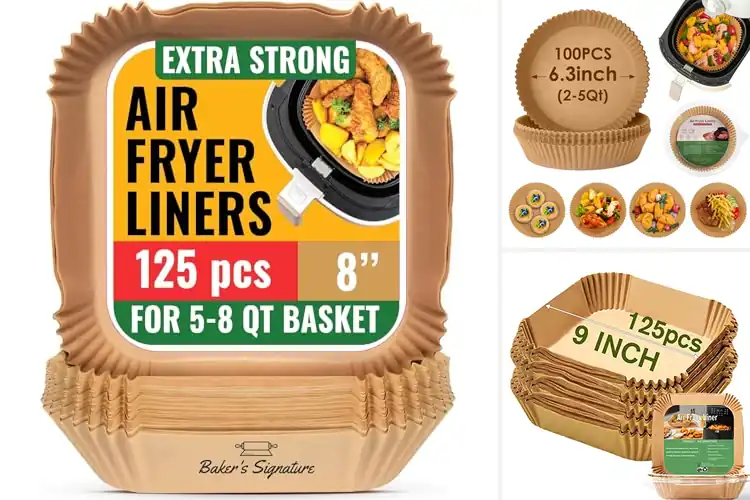 Detailed view of Best Air Fryer Grease Proof Liners