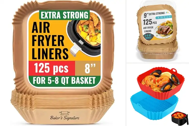 Detailed view of Best Air Fryer Liners For 5 To 8 Qt Baskets