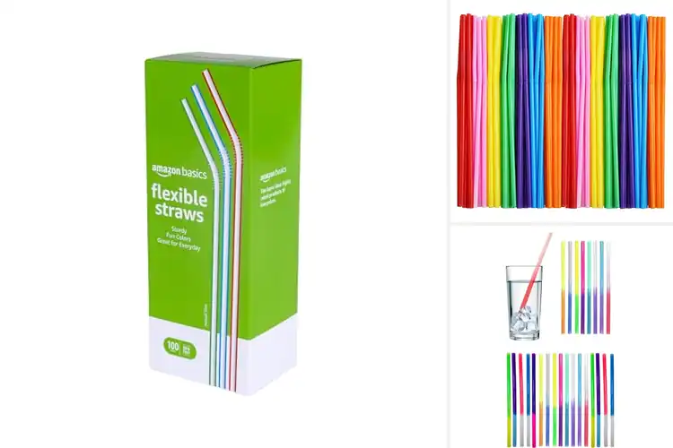 Detailed view of Best Assorted Color Straws For Mixing
