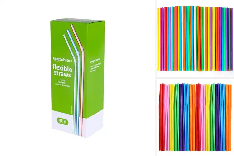 Detailed view of Best Assorted Colors Straws