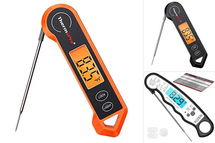 Detailed view of 10 Best Backlit Digital Meat Thermometers for Flawless Cuts