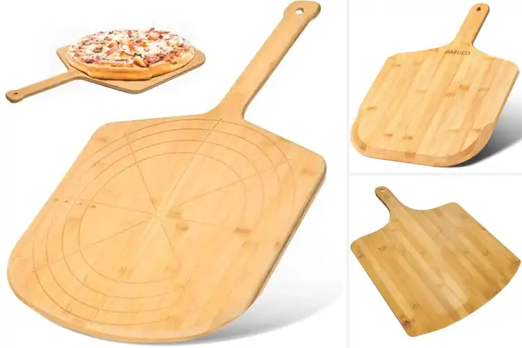 Detailed view of 10 Best Bamboo Pizza Peels for Effortless Oven Slides