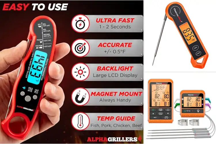 Detailed view of 10 Best BBQ Thermometers to Grill Juicy, Perfect Meals Every Time
