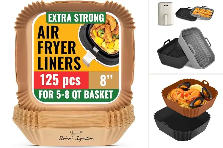 Detailed view of 10 Best BPA Free Air Fryer Liners For Safe Meals