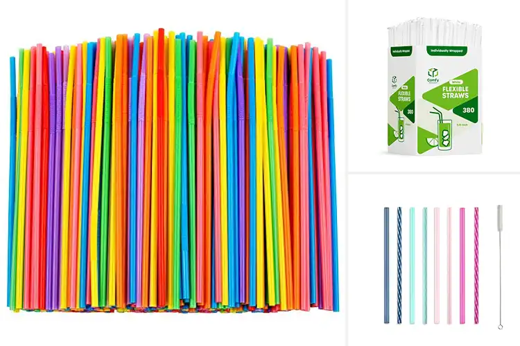 Detailed view of 10 Best BPA-Free Drinking Straws: Safe & Stylish Sips