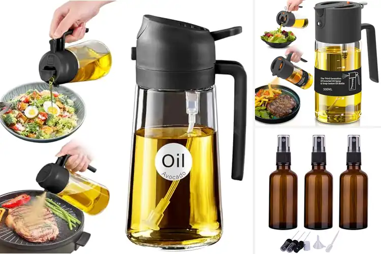Detailed view of 10 Best BPA Free Glass Oil Sprayers for Healthier Cooking