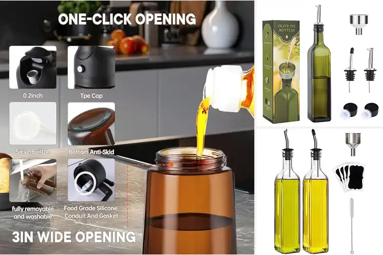 Detailed view of Best BPAFree Glass Oil Dispensers