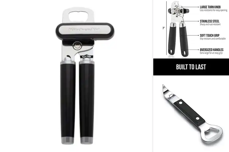 Detailed view of 10 Best Can Openers With Built-In Bottle Openers – Easy Use