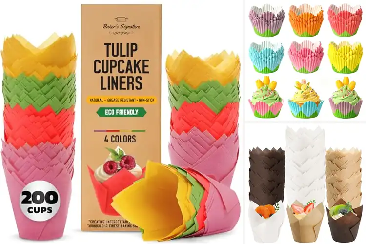 Detailed view of Best Color Tulip Liners: Bake Brighter