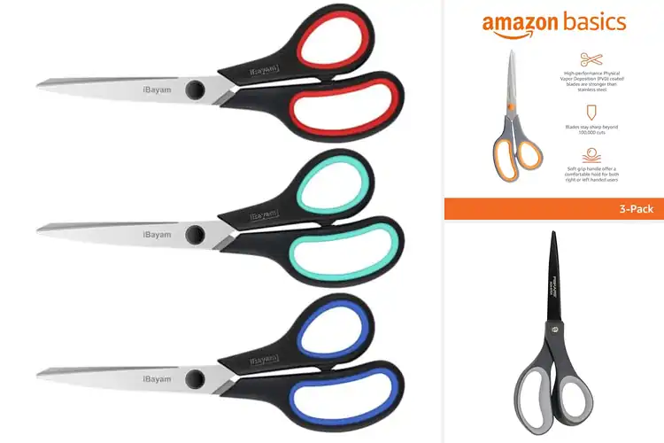 Detailed view of 10 Best Comfort Grip Scissors for Easy Cuts