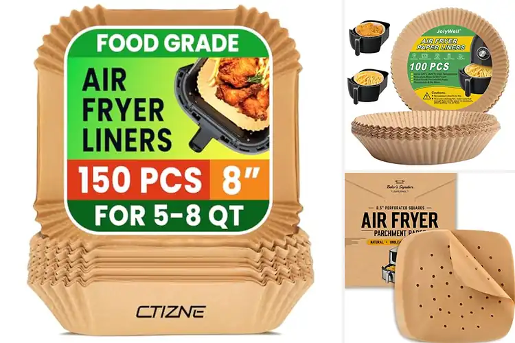 Detailed view of Best Compostable Air Fryer Liners