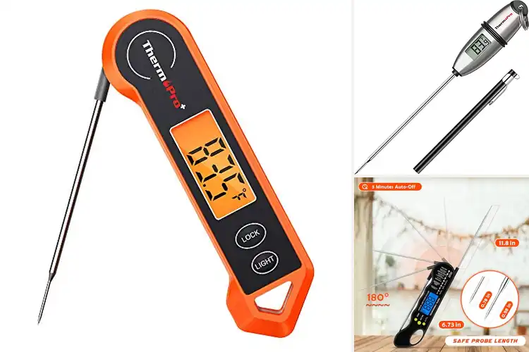 Detailed view of 10 Best Digital Food Thermometers: Cook Perfect