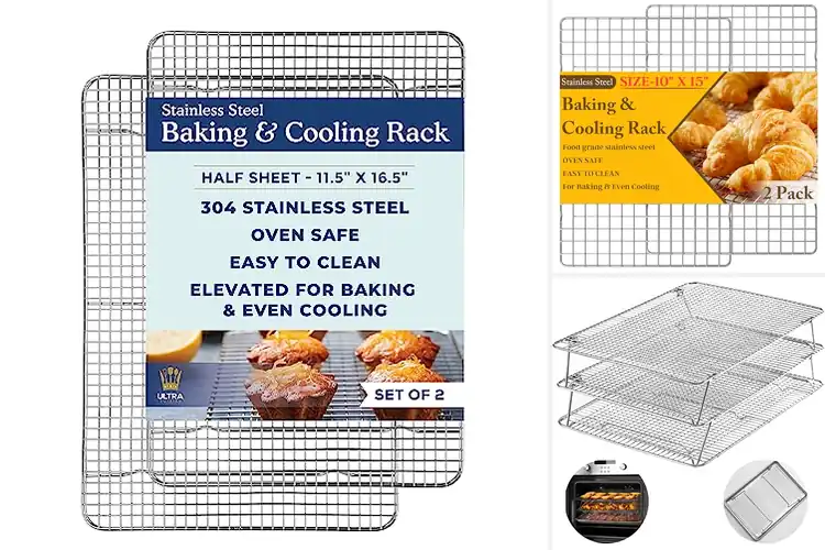 Detailed view of 10 Best Dishwasher Safe Cooling Racks