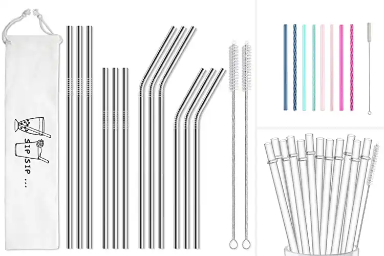 Detailed view of 10 Best Dishwasher Safe Drinking Straws: Stay Fresh & Durable