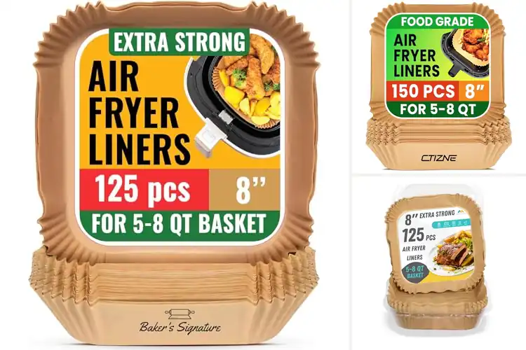 Detailed view of 10 Best Disposable Air Fryer Liners For 5 8 Qt Baskets