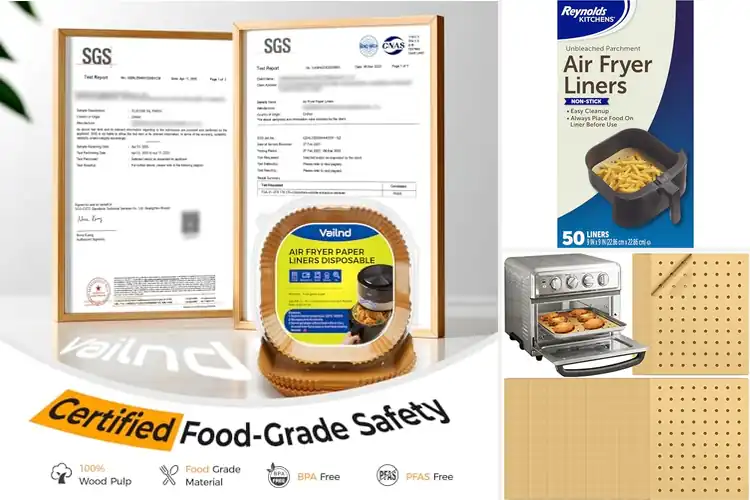 Detailed view of 10 Best Disposable Parchment Liners For Air Fryer