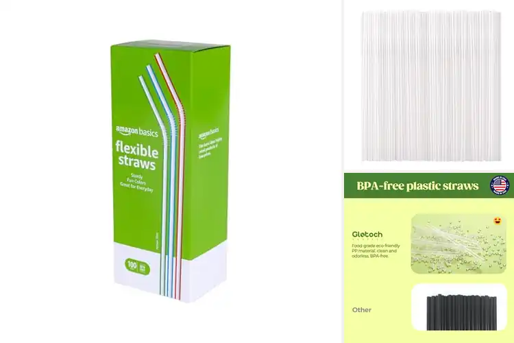 Detailed view of 10 Best Disposable Straws for Celebrations: Brighten Your Events