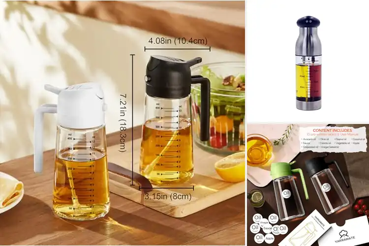 Detailed view of 10 Best Dual Dispensing Oil Sprayers for Easy Healthy Meals