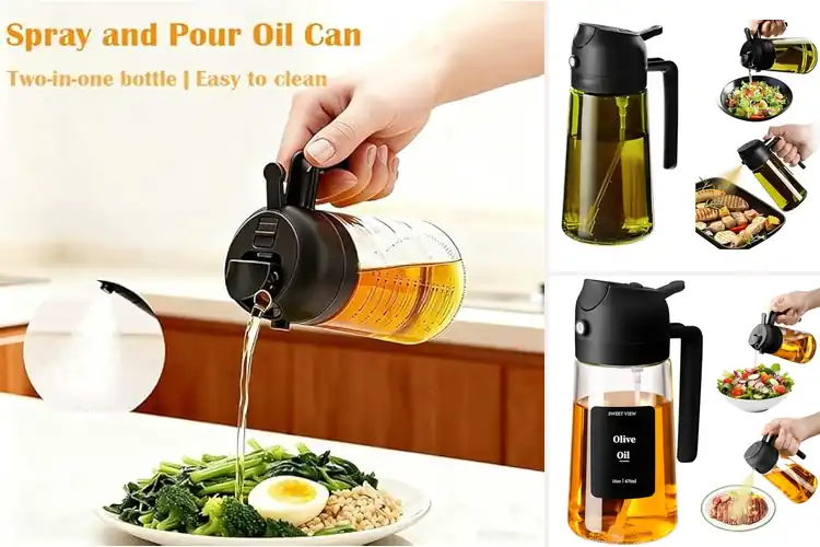 Detailed view of 10 Best Dual Pour Sprayers for Precise Cooking Control