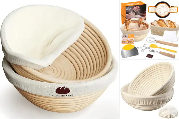 Detailed view of Best Easy-Clean Banneton Baskets