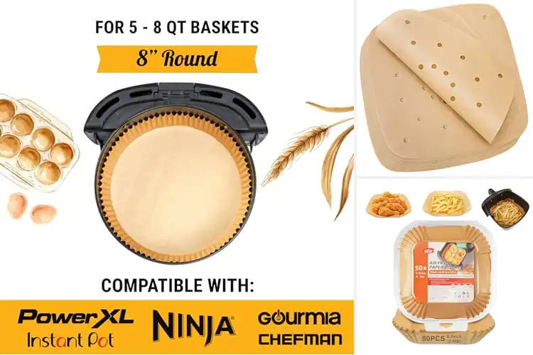 Detailed view of 10 Best Easy Clean Up Air Fryer Liners: Cook & Clean Effortlessly