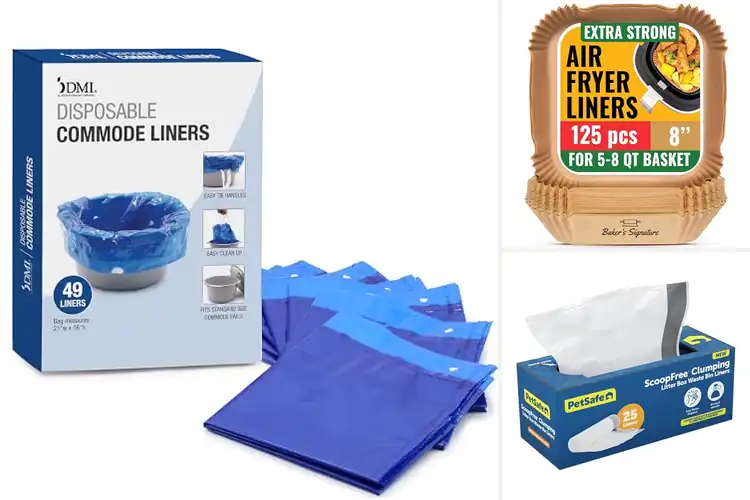 Detailed view of Best Easy Clean Up Liners