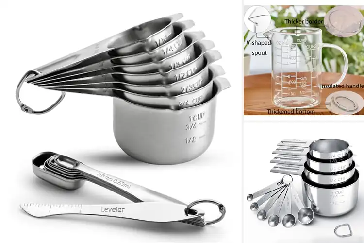Detailed view of 10 Best Engraved Size Mark Measuring Cups