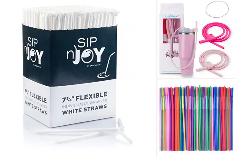 Detailed view of Best Flexible Straws For Sip