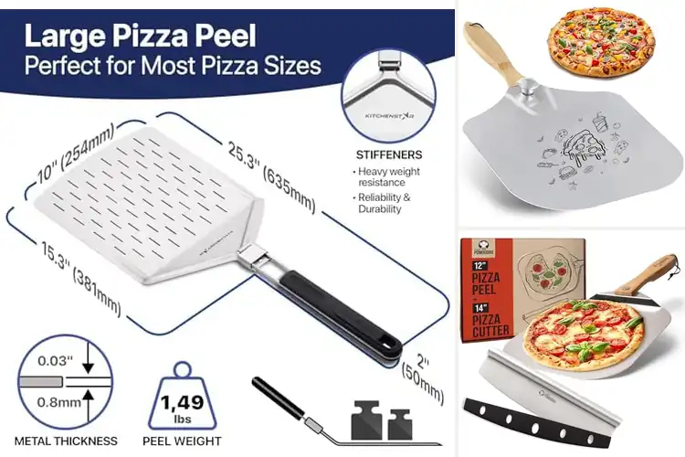 Detailed view of 10 Best Foldable Pizza Peels for Effortless Baking