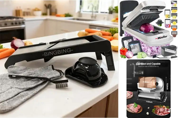 Detailed view of 10 Best Food Slicers: Slice Like a Pro