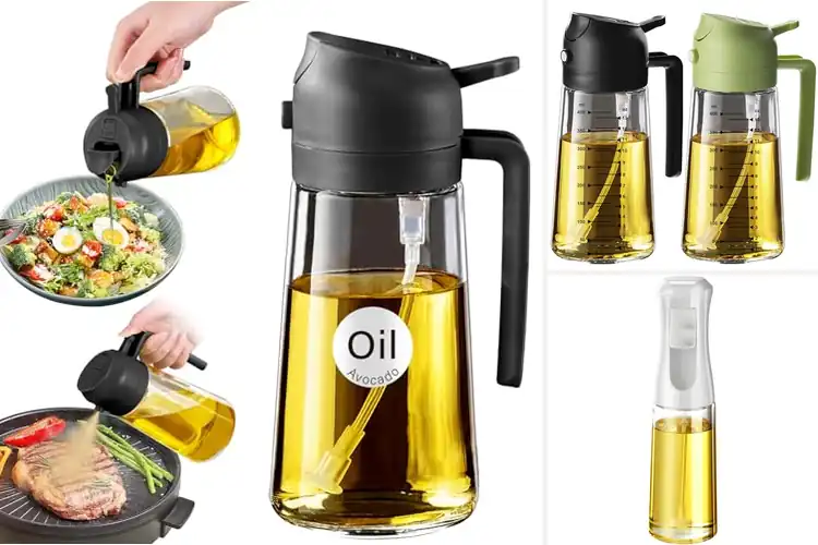 Detailed view of Best Glass Bottle Oil Sprayers
