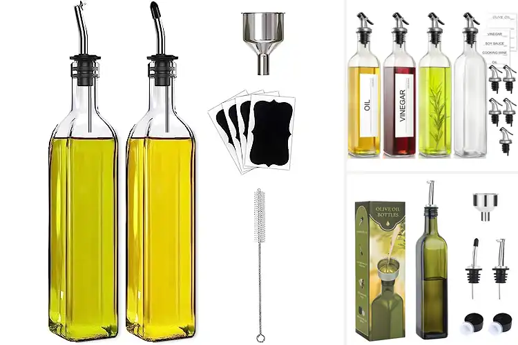 Detailed view of 10 Best Glass Oil Dispensers for Spill-Free Kitchens