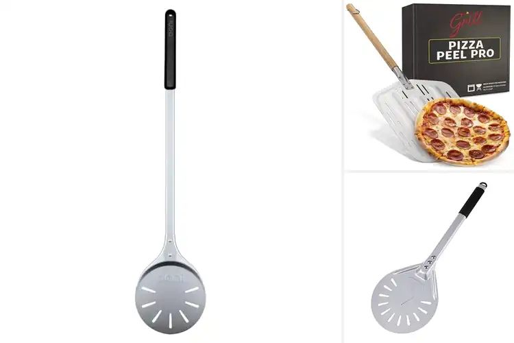 Detailed view of 10 Best Grill Pizza Peels for Crispy Crust & Safe Hands