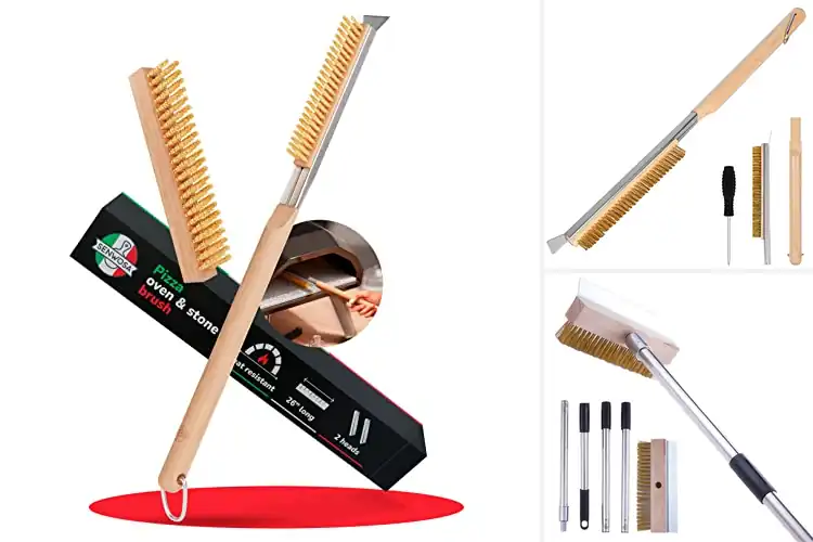 Detailed view of 10 Best Grilling Brushes For Pizza Ovens: Crispy Crusts