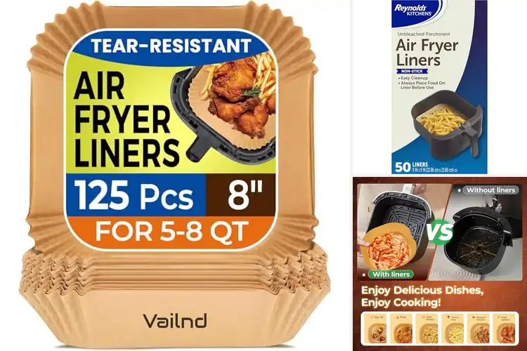 Detailed view of 10 Best Healthy Air Fryer Liners for Easy, Stick-Free Meals