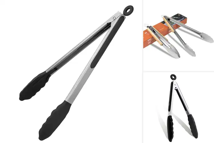 Detailed view of Best Heat Resistant Handle Tongs