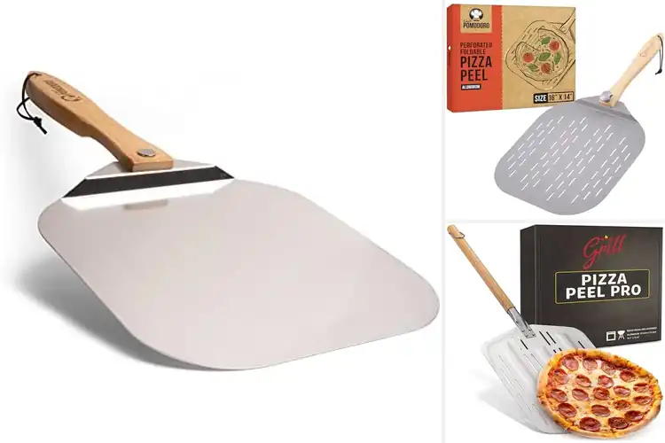 Detailed view of 10 Best Heavy-Duty Pizza Peels for Effortless Baking