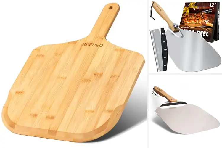 Detailed view of 10 Best Home Pizza Peels: Elevate Your Pizza Game