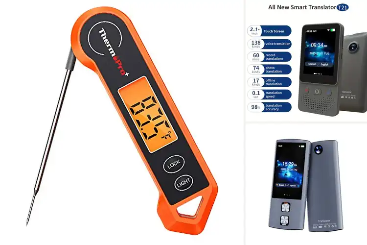 Detailed view of 10 Best Instant Read Devices for Effortless Cooking