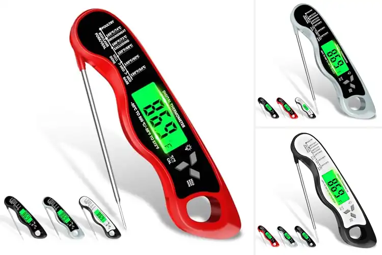 Detailed view of 10 Best IP67 Water Resistant Digital Thermometers