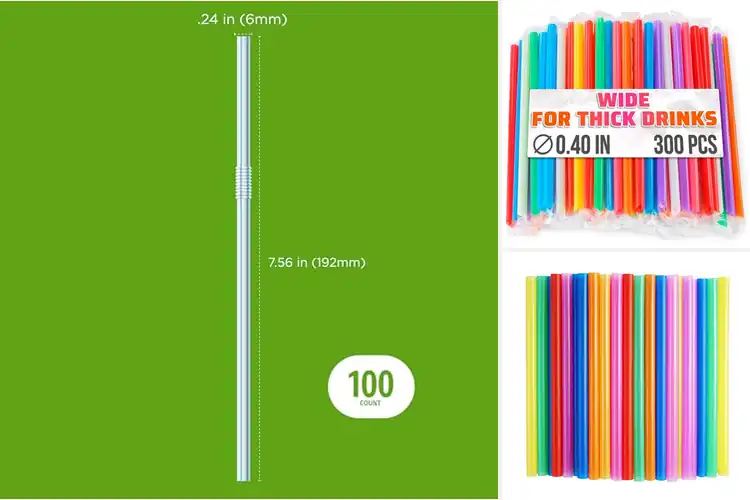 Detailed view of 10 Best Large-Pack Straws For Events: Perfect
