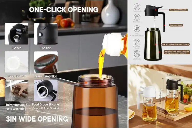 Detailed view of Best Leakproof Olive Oil Sprayer